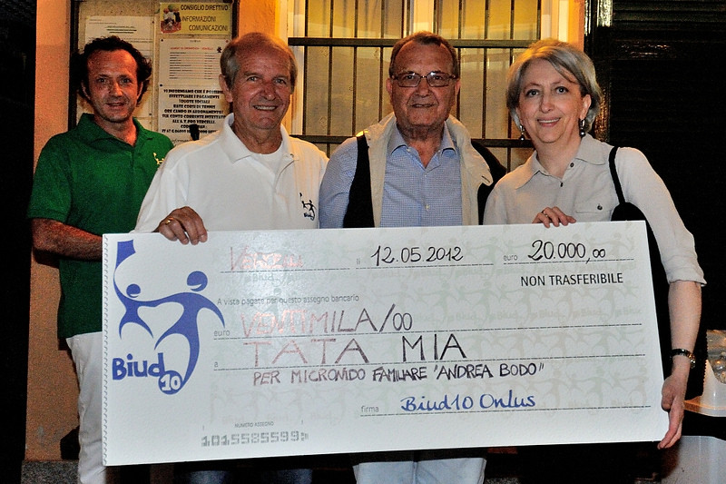 Donati 20.000 Euro al Micronido Familiare Andrea Bodo per Tata Mia