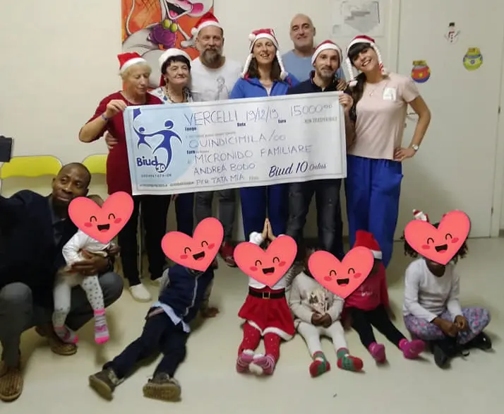 Donati 15.000 Euro al Micronido Familiare Andrea Bodo per Tata Mia
