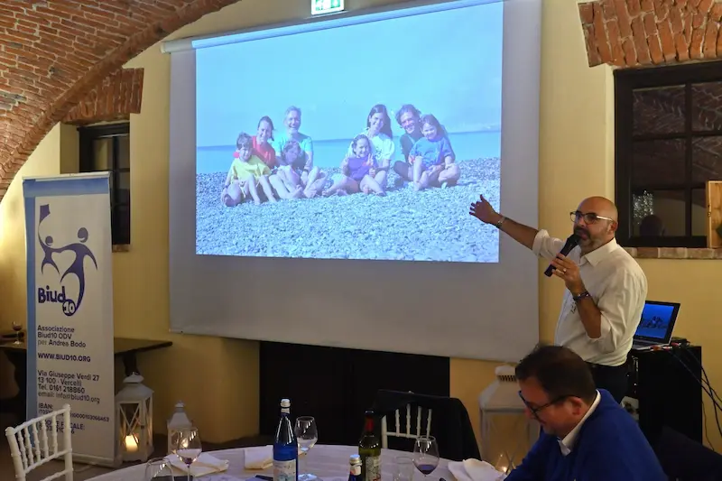 Cena in ricordo di Andrea: Raccolti 2.500 euro e donati altri 10.000 euro al Micronido “Andrea Bodo” per TataMia