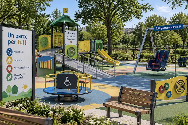 Investiti 30.000 Euro per la riqualificazione dell'area giochi inclusiva