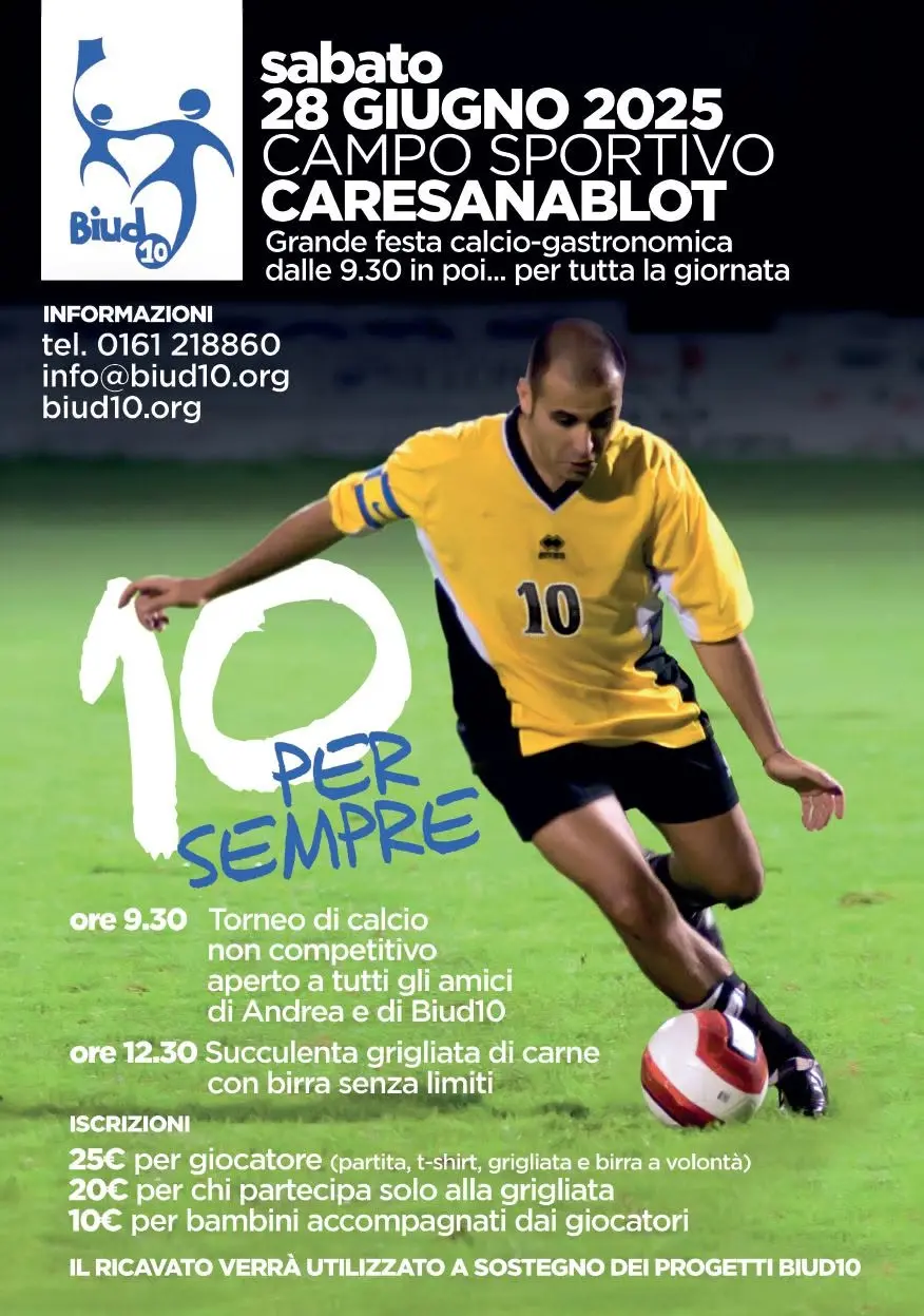 Nuovo record di presenze per la festa calcio-gastronomica “10 X SEMPRE” !