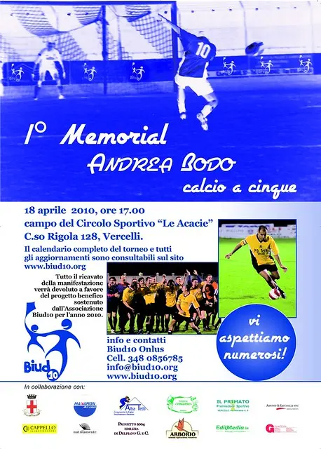 I° Memorial Andrea Bodo di Calcio a 5