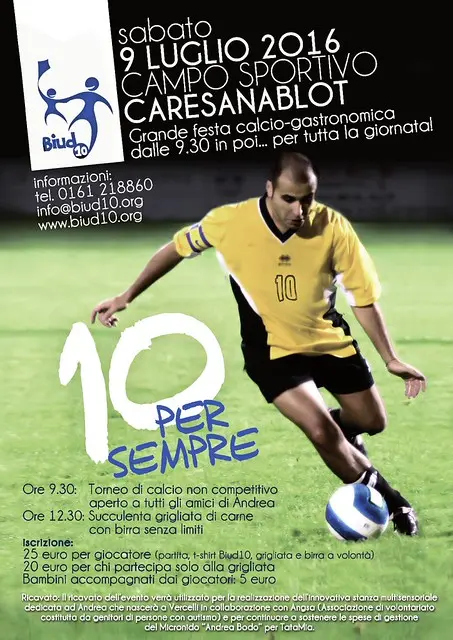 Che spettacolo la festa calcio-gastronomica “10 X SEMPRE” !