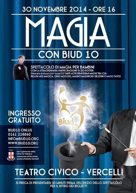 Grande successo per lo spettacolo di Magia con Biud 10!