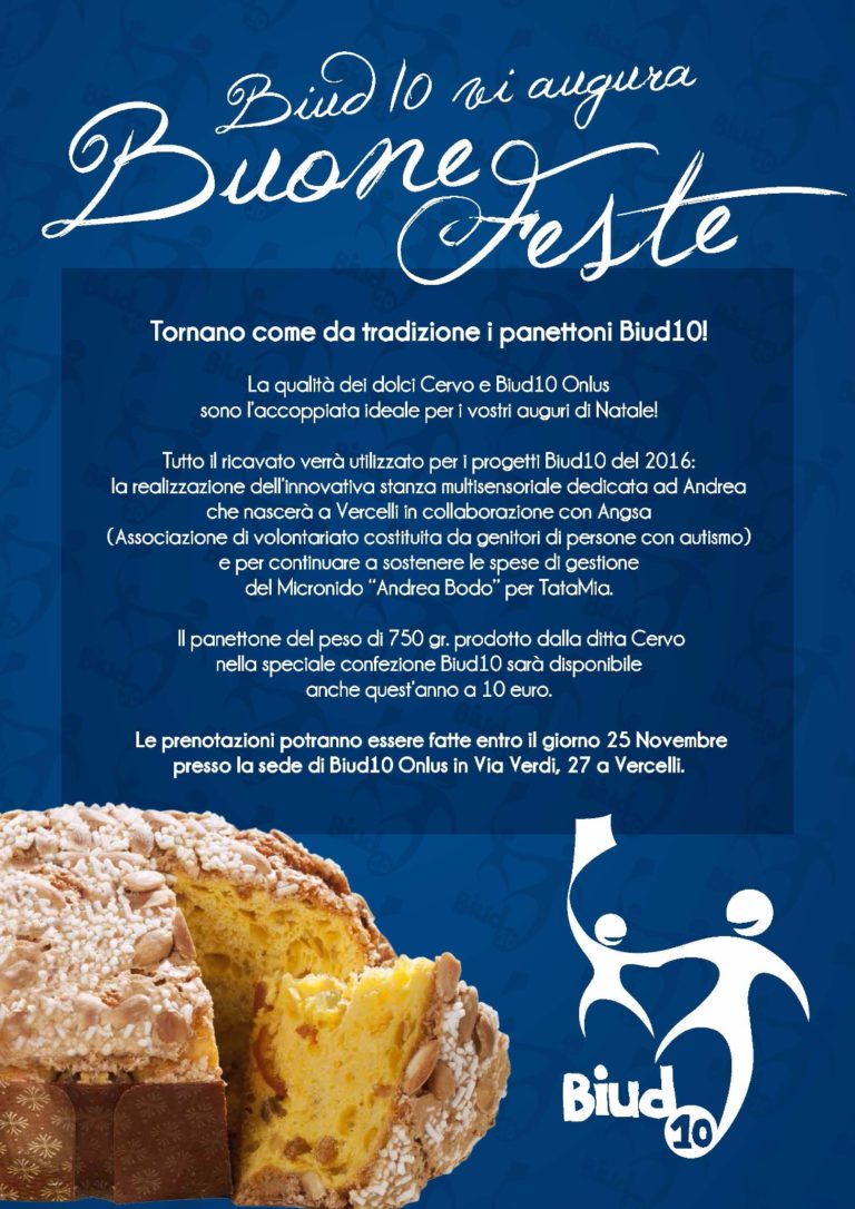 Aperte le prenotazioni per i panettoni Biud10!